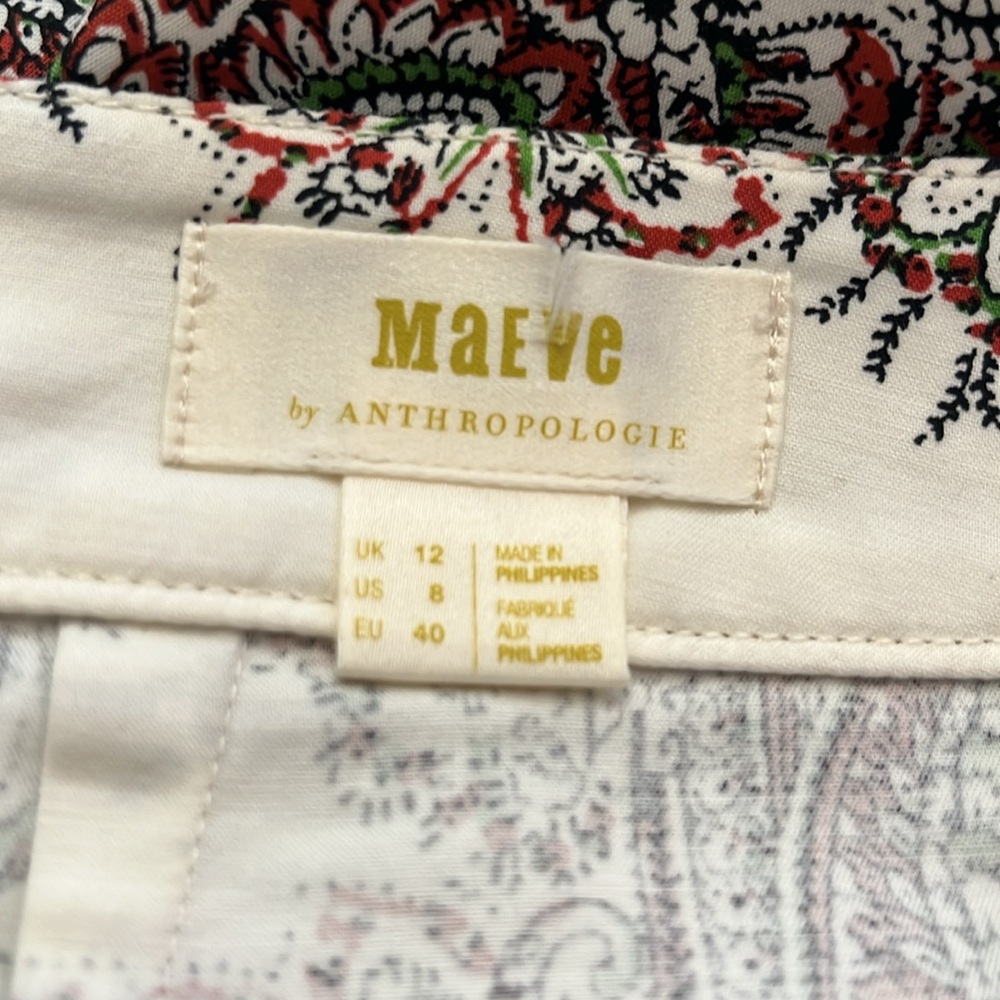 Mauve By Anthropologie Button Front Cotton Skirt.… - image 5